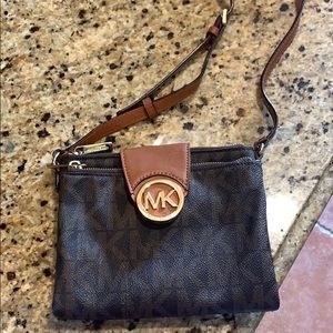 Michael Kors Brown Crossbody bag.